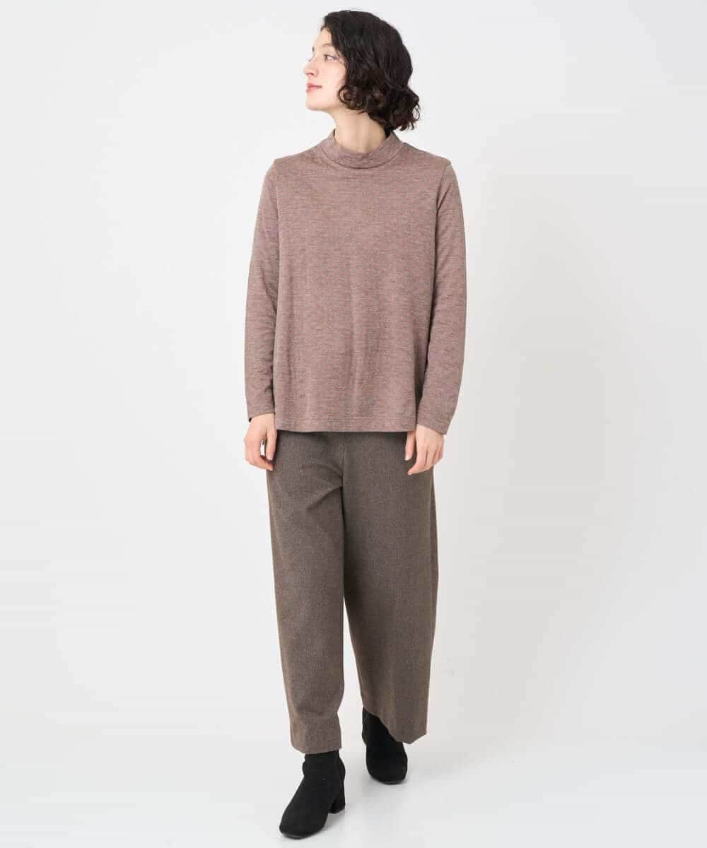 NHKAF89160 GIANNI LO GIUDICE(小さいサイズ)(メゾン ドゥ サンク) ドット柄プルオーバー ライトグレー系