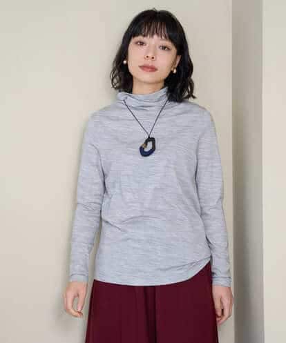 NHKAH40180 GIANNI LO GIUDICE(小さいサイズ) [日本製]ウールボトルネックカットソー
