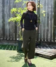 NHKAI80090 GIANNI LO GIUDICE(小さいサイズ)(メゾン ドゥ サンク) ナイロンチュールハイネックカットソー アイボリー