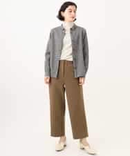 NHKAI80090 GIANNI LO GIUDICE(小さいサイズ)(メゾン ドゥ サンク) ナイロンチュールハイネックカットソー アイボリー