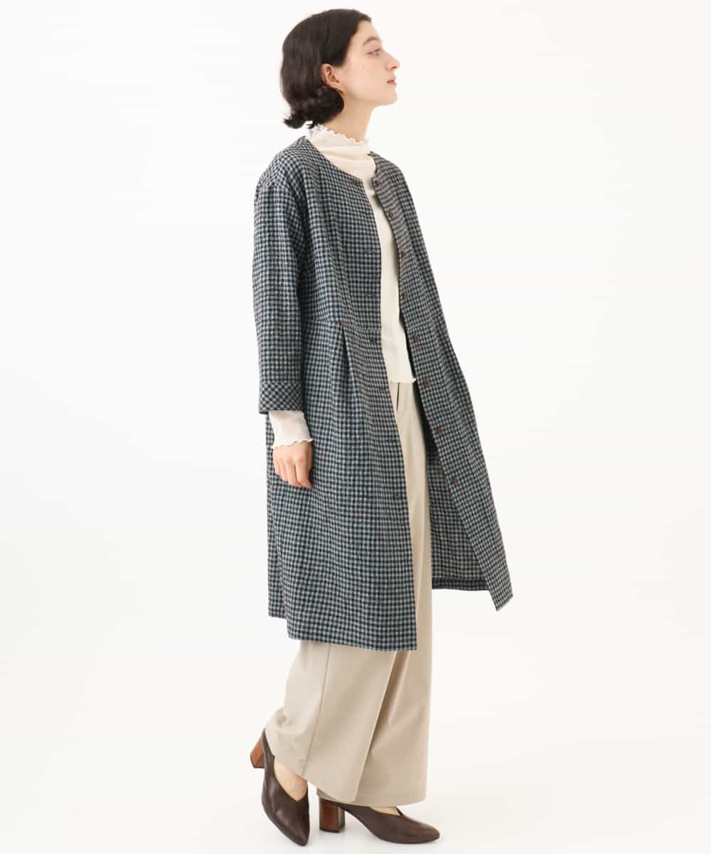 NHKAI80090 GIANNI LO GIUDICE(小さいサイズ)(メゾン ドゥ サンク) ナイロンチュールハイネックカットソー アイボリー