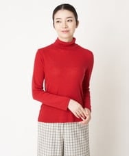NHKAV15100 GIANNI LO GIUDICE(小さいサイズ)(メゾン ドゥ サンク) [定番人気/日本製]リヨセルウールガーゼフライスカットソー レッド