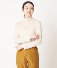 NHKAV15100 GIANNI LO GIUDICE(小さいサイズ)(メゾン ドゥ サンク) [定番人気/日本製]リヨセルウールガーゼフライスカットソー アイボリー