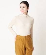 NHKAV15100 GIANNI LO GIUDICE(小さいサイズ)(メゾン ドゥ サンク) [定番人気/日本製]リヨセルウールガーゼフライスカットソー グレー