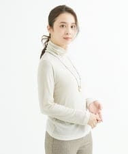 NHKAV15100 GIANNI LO GIUDICE(小さいサイズ)(メゾン ドゥ サンク) [定番人気/日本製]リヨセルウールガーゼフライスカットソー グレー
