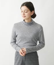 NHKAV15100 GIANNI LO GIUDICE(小さいサイズ)(メゾン ドゥ サンク) [定番人気/日本製]リヨセルウールガーゼフライスカットソー グレー