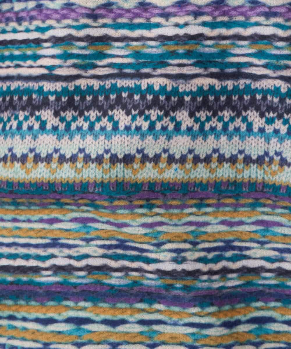 NHKCE51180 GIANNI LO GIUDICE(小さいサイズ)(メゾン ドゥ サンク) [日本製]編地柄プリントカットソー ベージュ