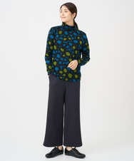 NHKCF51230 GIANNI LO GIUDICE(小さいサイズ)(メゾン ドゥ サンク) [日本製]テンセルリバードットプリントカットソー ブルー系