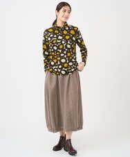 NHKCF51230 GIANNI LO GIUDICE(小さいサイズ)(メゾン ドゥ サンク) [日本製]テンセルリバードットプリントカットソー ブルー系