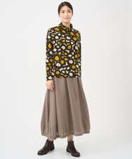 NHKCF51230 GIANNI LO GIUDICE(小さいサイズ)(メゾン ドゥ サンク) [日本製]テンセルリバードットプリントカットソー ブルー系