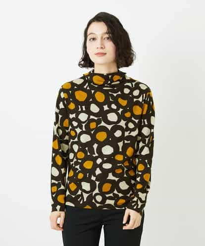 NHKCF51230 GIANNI LO GIUDICE(小さいサイズ) [日本製]テンセルリバードットプリントカットソー