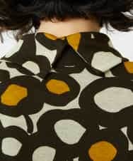 NHKCF51230 GIANNI LO GIUDICE(小さいサイズ)(メゾン ドゥ サンク) [日本製]テンセルリバードットプリントカットソー ベージュ系