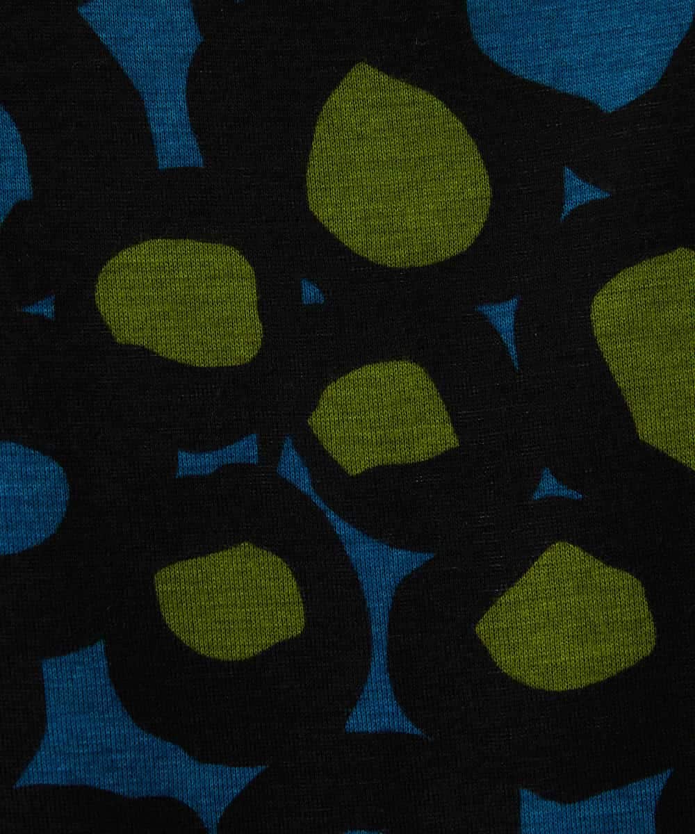 NHKCF51230 GIANNI LO GIUDICE(小さいサイズ)(メゾン ドゥ サンク) [日本製]テンセルリバードットプリントカットソー ベージュ系