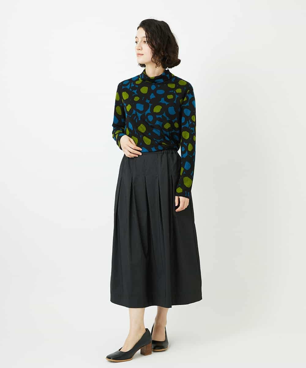 NHKCF51230 GIANNI LO GIUDICE(小さいサイズ)(メゾン ドゥ サンク) [日本製]テンセルリバードットプリントカットソー ベージュ系