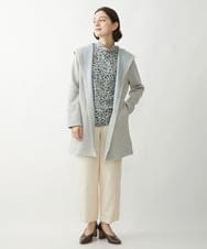NHKCX84210 GIANNI LO GIUDICE(小さいサイズ)(メゾン ドゥ サンク) LIBERTYプリントロング丈カットソー（EDENHAM） ピンク系