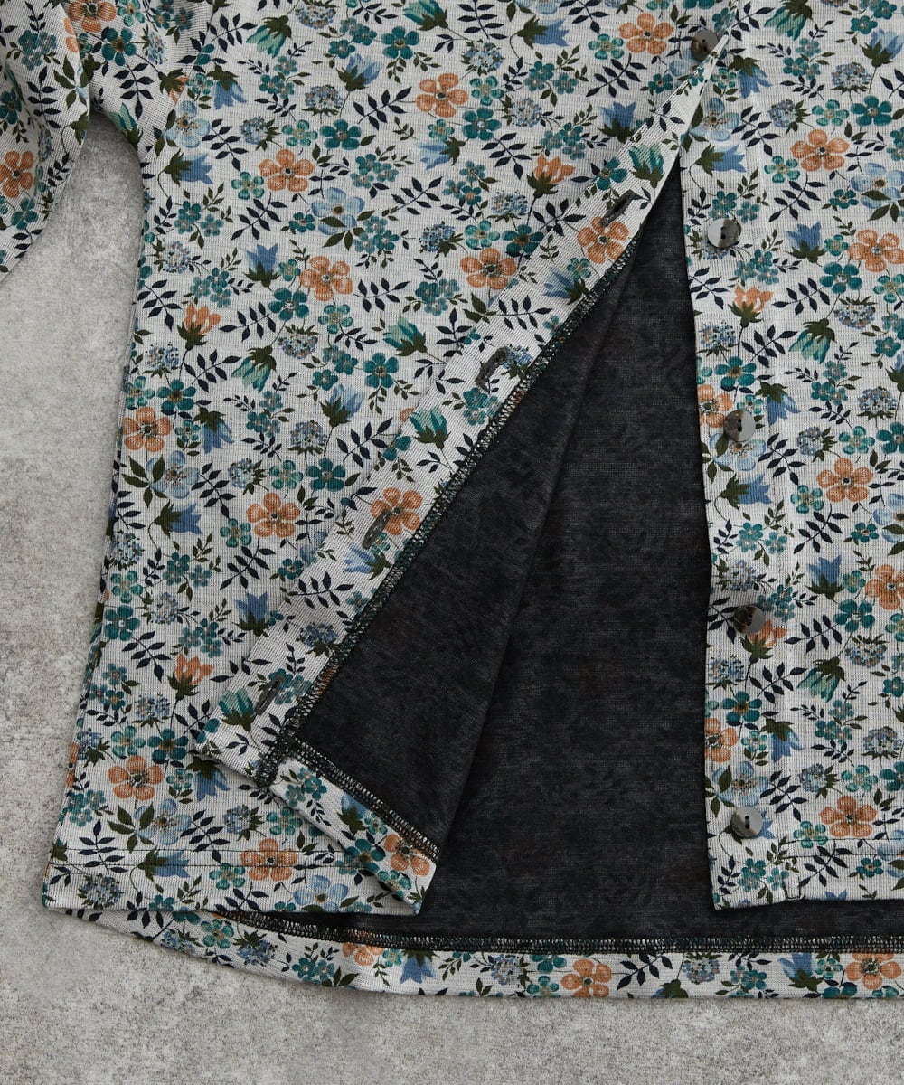 LIBERTYプリントショート丈カットソー（EDENHAM）(カットソー・T