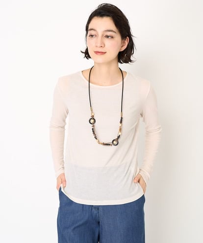 NHKEB41130 GIANNI LO GIUDICE(小さいサイズ) [日本製]シアーストレッチフライスカットソー