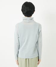 NHKEC81110 GIANNI LO GIUDICE(小さいサイズ)(メゾン ドゥ サンク) [日本製]コットンチュールハイネックプルオーバー ライトブルー
