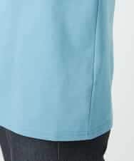 NHKED10200 GIANNI LO GIUDICE(小さいサイズ)(メゾン ドゥ サンク) [日本製]ハイゲージ天竺ロゴカットソー ライトブルー