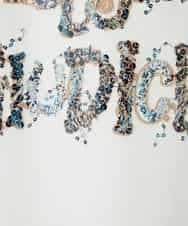 NHKED10200 GIANNI LO GIUDICE(小さいサイズ)(メゾン ドゥ サンク) [日本製]ハイゲージ天竺ロゴカットソー ライトブルー