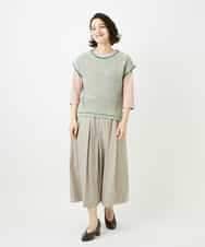 NHKED10200 GIANNI LO GIUDICE(小さいサイズ)(メゾン ドゥ サンク) [日本製]ハイゲージ天竺ロゴカットソー ライトブルー