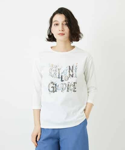 NHKED10200 GIANNI LO GIUDICE(小さいサイズ) [日本製]ハイゲージ天竺ロゴカットソー