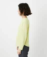 NHKED12160 GIANNI LO GIUDICE(小さいサイズ)(メゾン ドゥ サンク) [日本製]ジャガード織りカットソー ライトイエロー