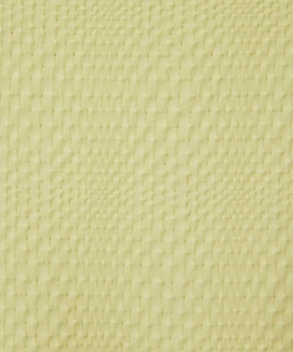 NHKED12160 GIANNI LO GIUDICE(小さいサイズ)(メゾン ドゥ サンク) [日本製]ジャガード織りカットソー ライトイエロー