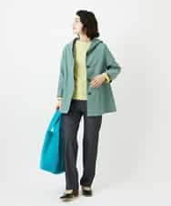 NHKED12160 GIANNI LO GIUDICE(小さいサイズ)(メゾン ドゥ サンク) [日本製]ジャガード織りカットソー ライトイエロー