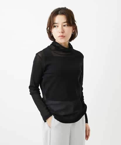 NHKEF81110 GIANNI LO GIUDICE(小さいサイズ) [新色追加/日本製]コットンチュールハイネックプルオーバー