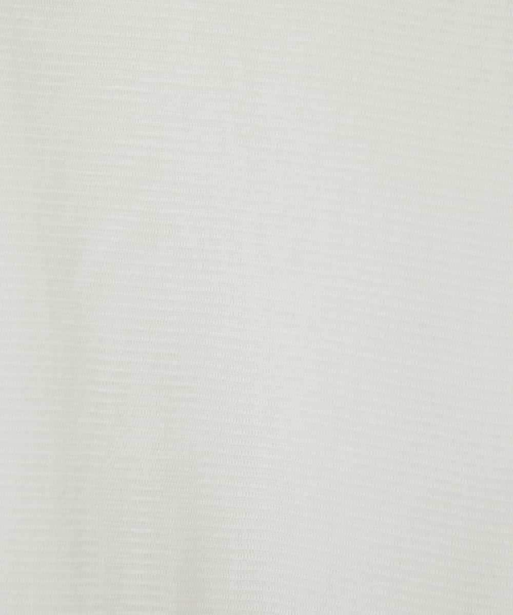 NHKEF82085 GIANNI LO GIUDICE(小さいサイズ)(メゾン ドゥ サンク) [日本製]コットンチュールノースリーブカットソー ライトグレー