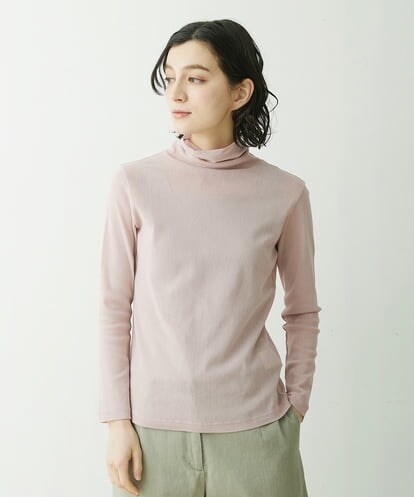 NHKET04110 GIANNI LO GIUDICE(小さいサイズ) [日本製]コットンチュールハイネックプルオーバー