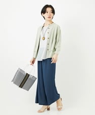 NHKGA27100 GIANNI LO GIUDICE(小さいサイズ)(メゾン ドゥ サンク) [日本製]リヨセルコットンスパイラル天竺タンクトップ ホワイト