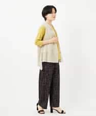 NHKGA52210 GIANNI LO GIUDICE(小さいサイズ)(メゾン ドゥ サンク) アンチスウェットステッチ刺繍カットソー イエロー