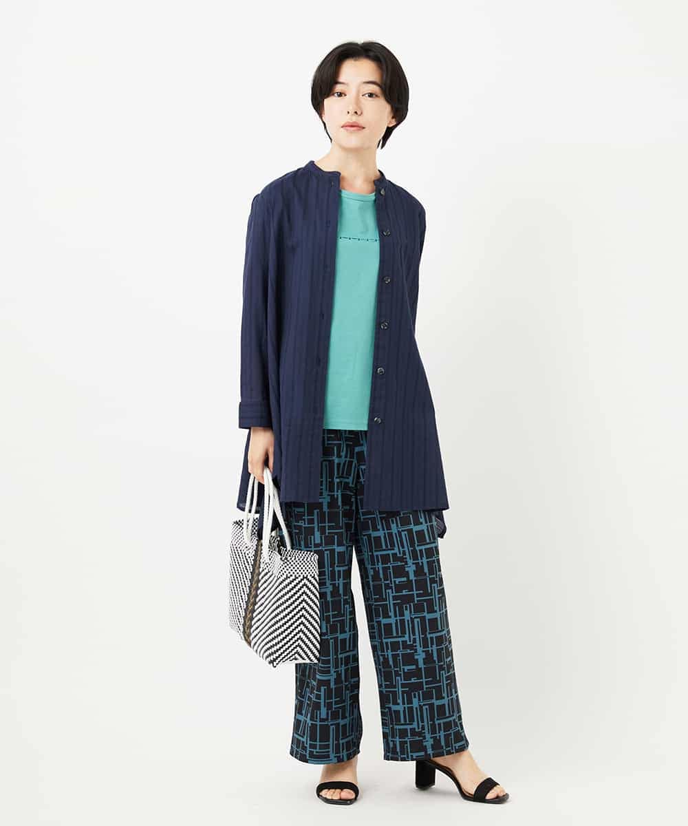 NHKGA52210 GIANNI LO GIUDICE(小さいサイズ)(メゾン ドゥ サンク) アンチスウェットステッチ刺繍カットソー イエロー