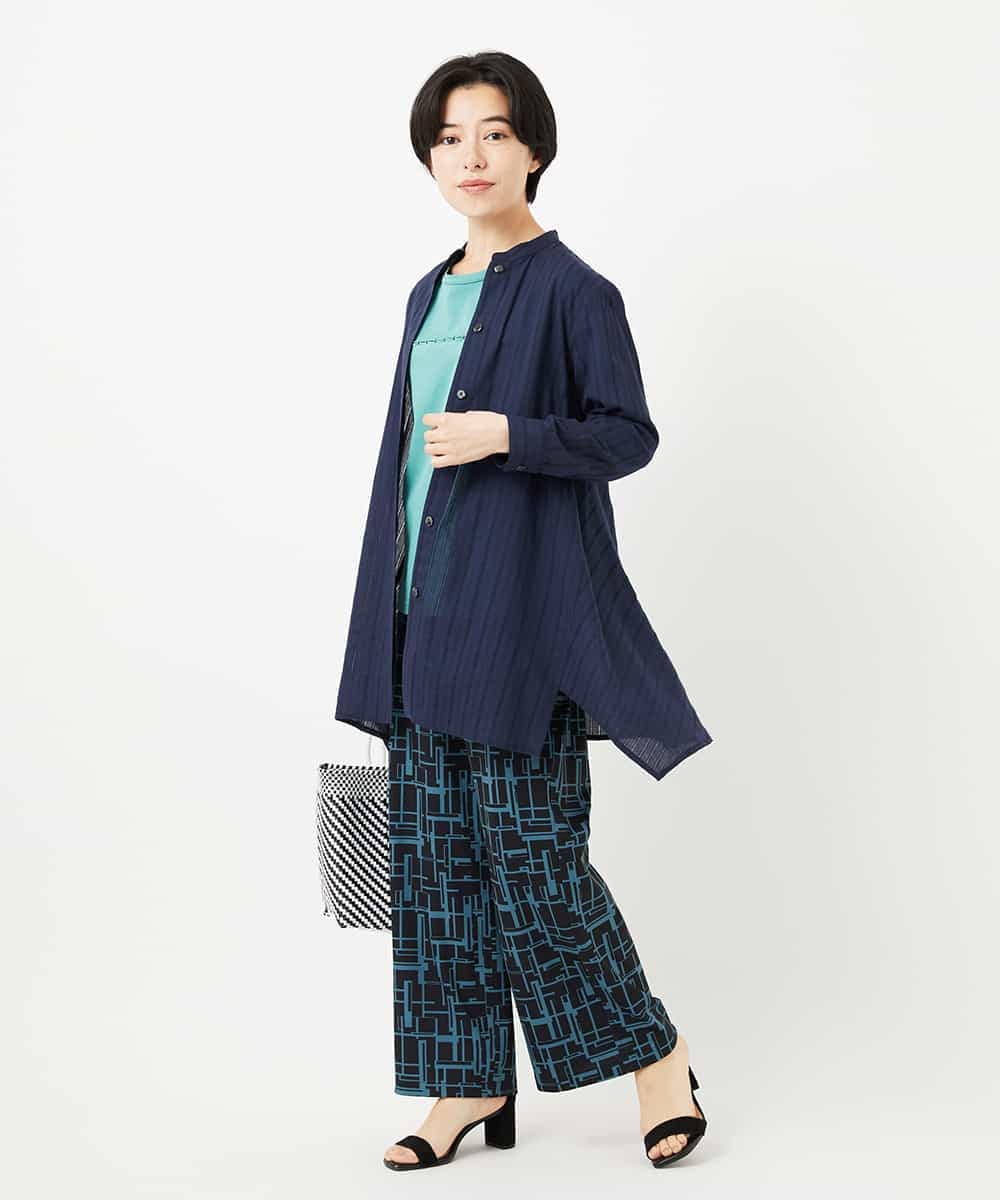NHKGA52210 GIANNI LO GIUDICE(小さいサイズ)(メゾン ドゥ サンク) アンチスウェットステッチ刺繍カットソー イエロー