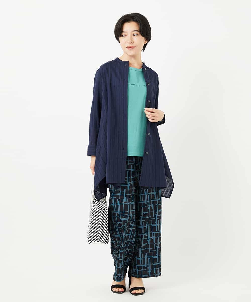 NHKGA52210 GIANNI LO GIUDICE(小さいサイズ)(メゾン ドゥ サンク) アンチスウェットステッチ刺繍カットソー イエロー
