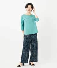 NHKGA52210 GIANNI LO GIUDICE(小さいサイズ)(メゾン ドゥ サンク) アンチスウェットステッチ刺繍カットソー イエロー