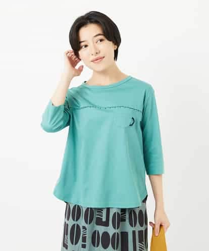 NHKGA52210 GIANNI LO GIUDICE(小さいサイズ) アンチスウェットステッチ刺繍カットソー