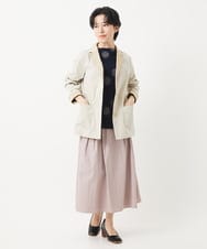 NHKGB03230 GIANNI LO GIUDICE(小さいサイズ)(メゾン ドゥ サンク) [日本製]強撚コットンドットジャガードカットソー アイボリー