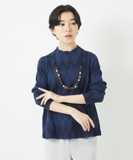 NHKGB11230 GIANNI LO GIUDICE(小さいサイズ)(メゾン ドゥ サンク) [日本製]ヤバネジャガードカットソー ネイビー