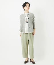 NHKGB11230 GIANNI LO GIUDICE(小さいサイズ)(メゾン ドゥ サンク) [日本製]ヤバネジャガードカットソー ベージュ