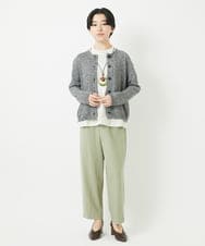 NHKGB11230 GIANNI LO GIUDICE(小さいサイズ)(メゾン ドゥ サンク) [日本製]ヤバネジャガードカットソー ベージュ