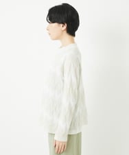 NHKGB11230 GIANNI LO GIUDICE(小さいサイズ)(メゾン ドゥ サンク) [日本製]ヤバネジャガードカットソー ベージュ