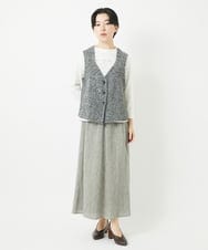 NHKGB12180 GIANNI LO GIUDICE(小さいサイズ)(メゾン ドゥ サンク) [日本製]エココットン9分袖カットソー ホワイト