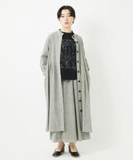 NHKGB12180 GIANNI LO GIUDICE(小さいサイズ)(メゾン ドゥ サンク) [日本製]エココットン9分袖カットソー ホワイト