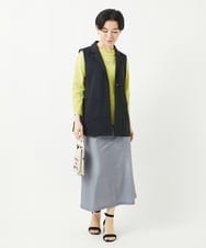 NHKGB12180 GIANNI LO GIUDICE(小さいサイズ)(メゾン ドゥ サンク) [日本製]エココットン9分袖カットソー ホワイト
