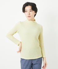 NHKGC80180 GIANNI LO GIUDICE(小さいサイズ)(メゾン ドゥ サンク) メロンメッシュハイネックプルオーバー ホワイト