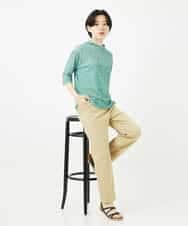 NHKGC94160 GIANNI LO GIUDICE(小さいサイズ)(メゾン ドゥ サンク) 小付きフラワープリントハイネックプルオーバー グリーン系