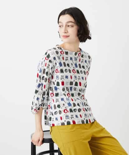 NHKGD20230 GIANNI LO GIUDICE(小さいサイズ) [日本製]マーベラステンジクプリントカットソー